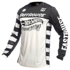 Hot Wheels Grindhouse Long Sleeve Jersey - White/ Black