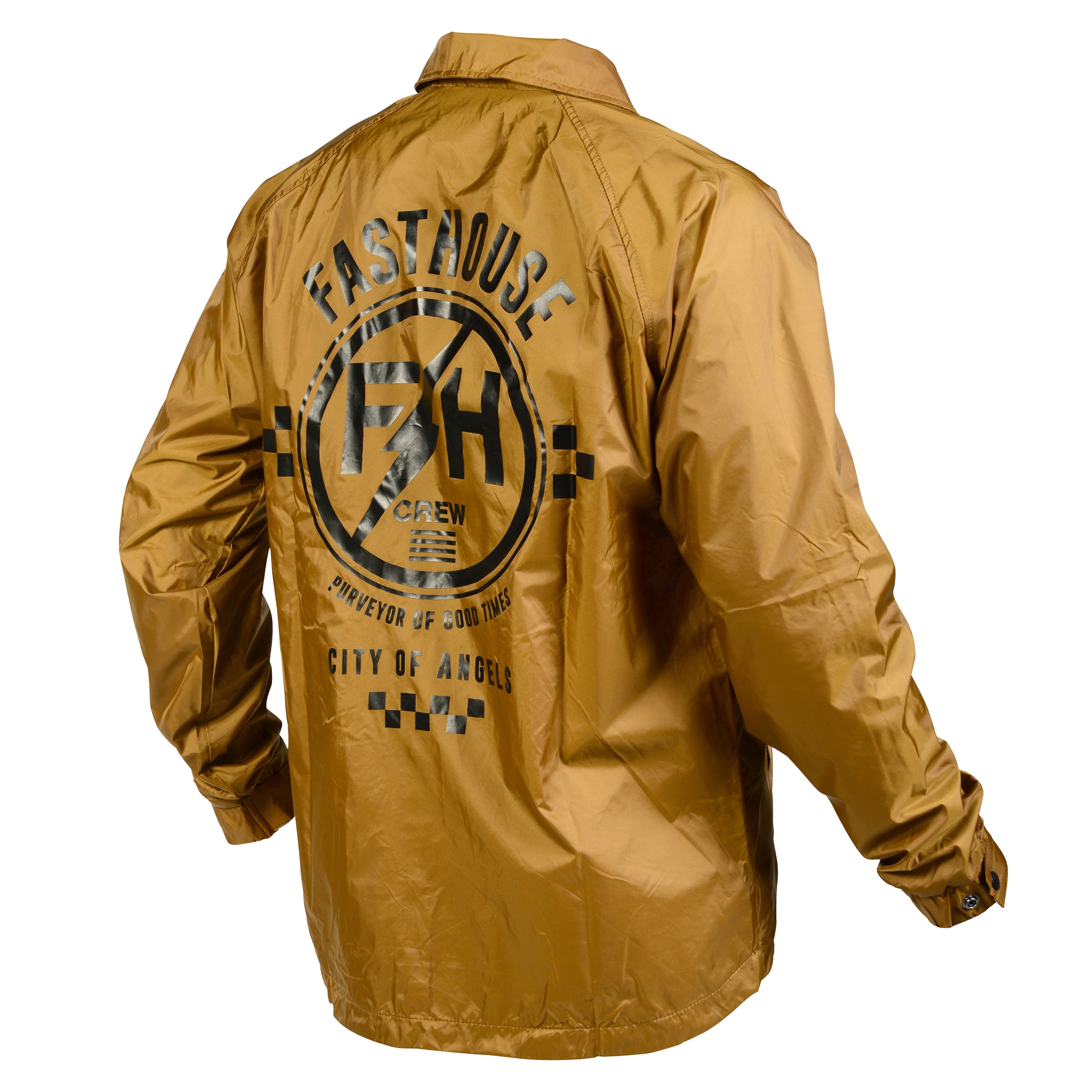 Retrograde Coaches Jacket - Vintage Gold