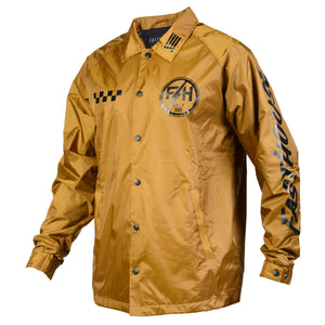 Retrograde Coaches Jacket - Vintage Gold