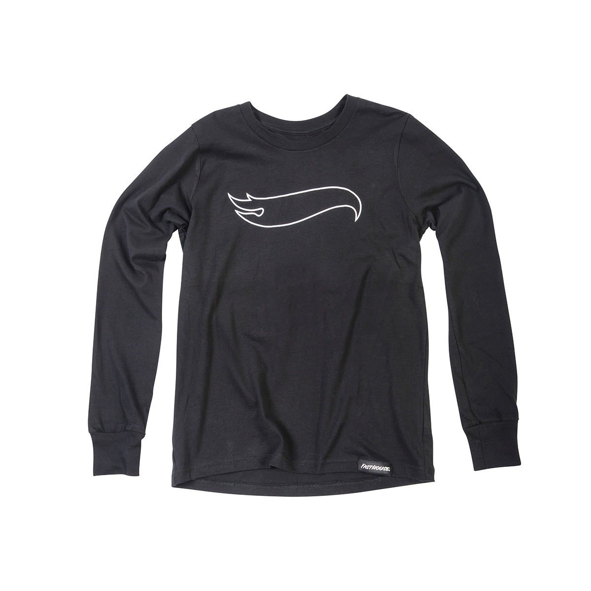 Stacked Hot Wheels Youth LS Tee - Black